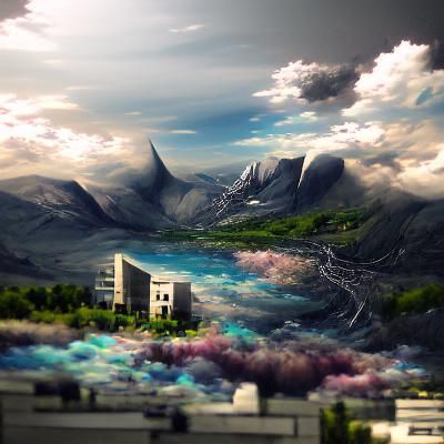 Detailed Matte Painting of a Reverie Scene