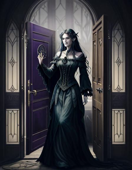 Gothic Chamber: A Raven's Tale Illustration