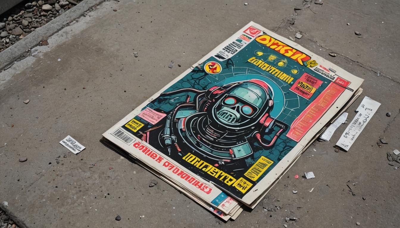 Chernobyl Bio-Transistor in Polish Comic Style