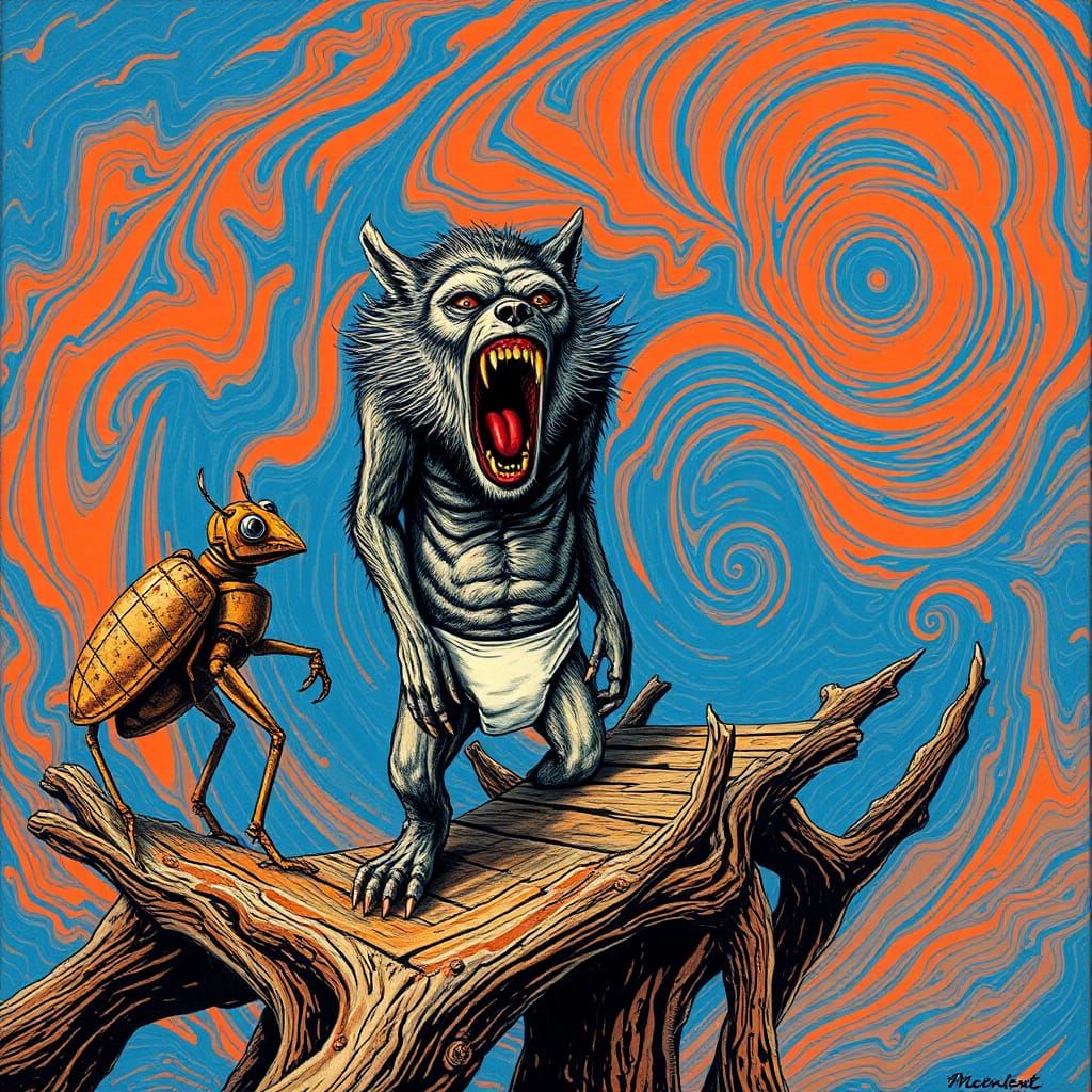 Werewolf's Scream on the Bridge: Surrealist Anthropomorphic ...