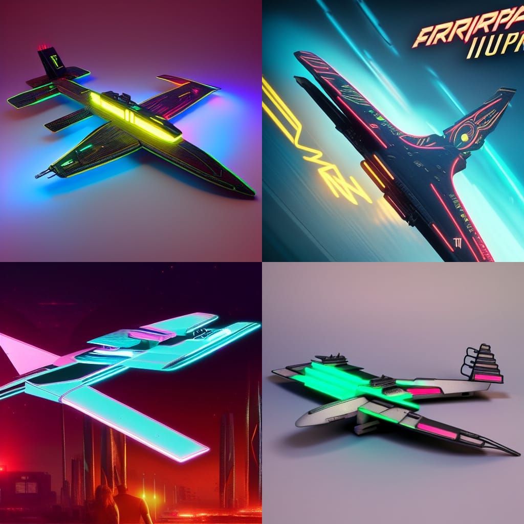 Cyberpunk Ekranoplan Concept Art