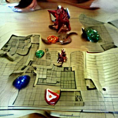 Dungeons and Dragons Game in Progress