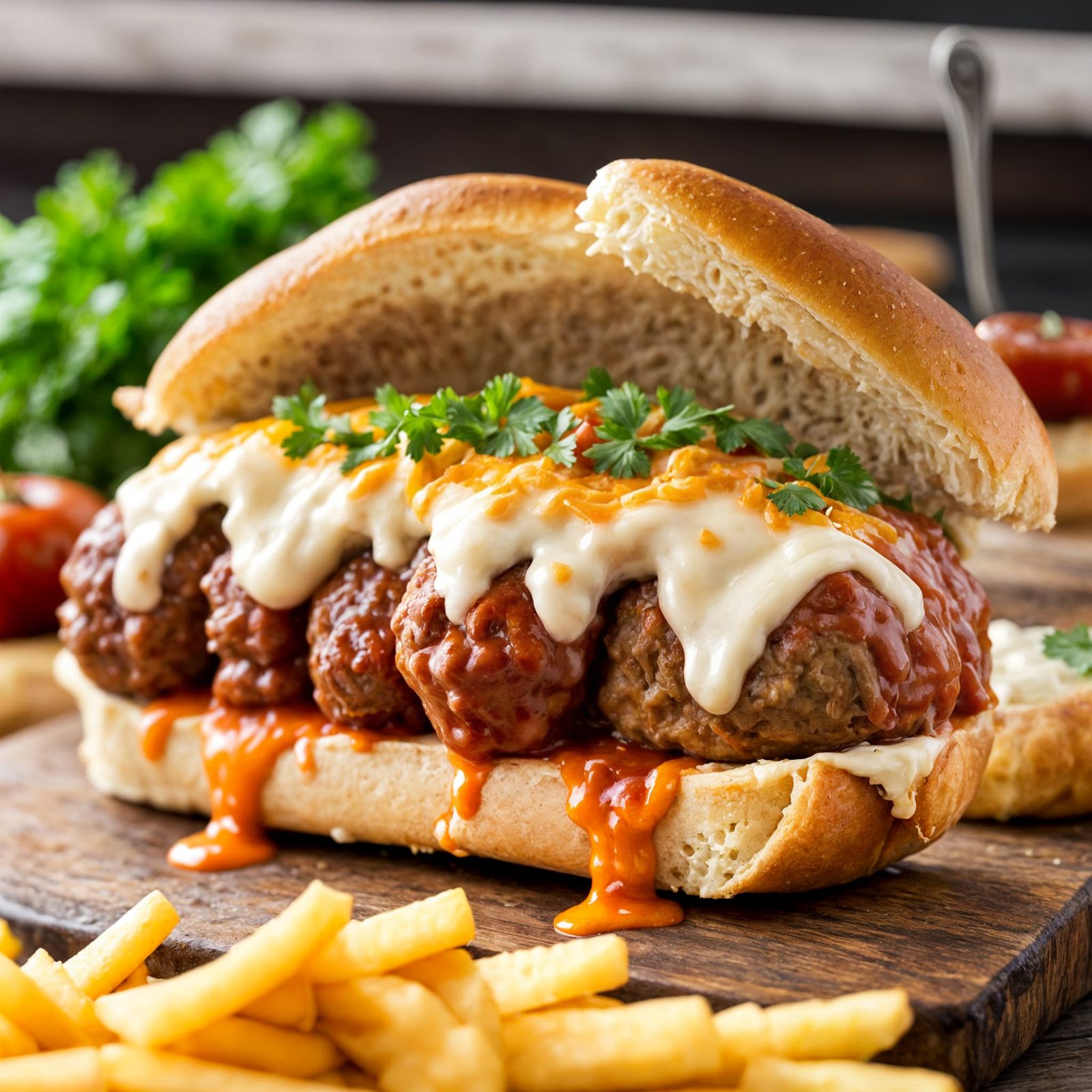 Toasty Meatball Sub Radiates Comfort Food Warmth