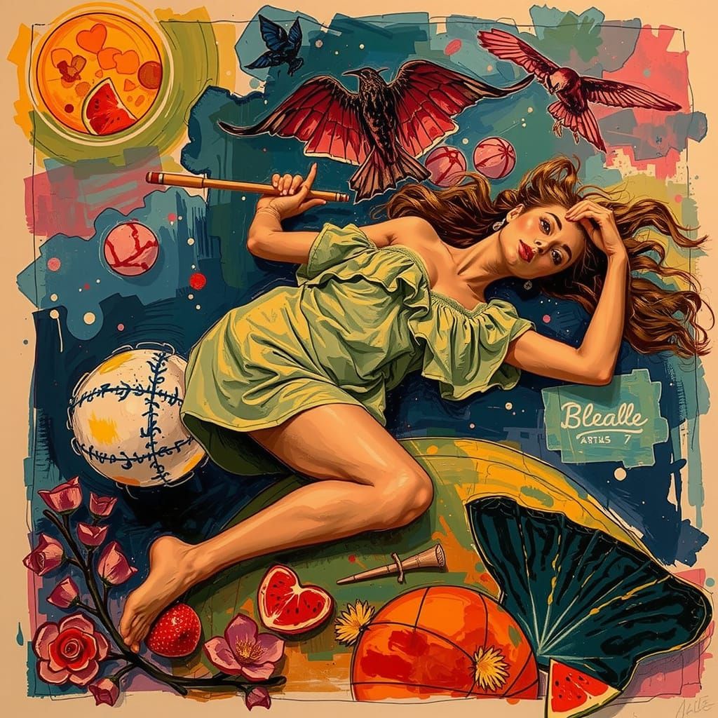 Etcher's Etching of an Artist's Sketch