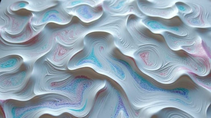 Organic Abstract Shapes in Flowing Animation