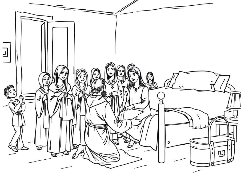 Tabitha Rises from the Dead in a Simple Upstairs Room