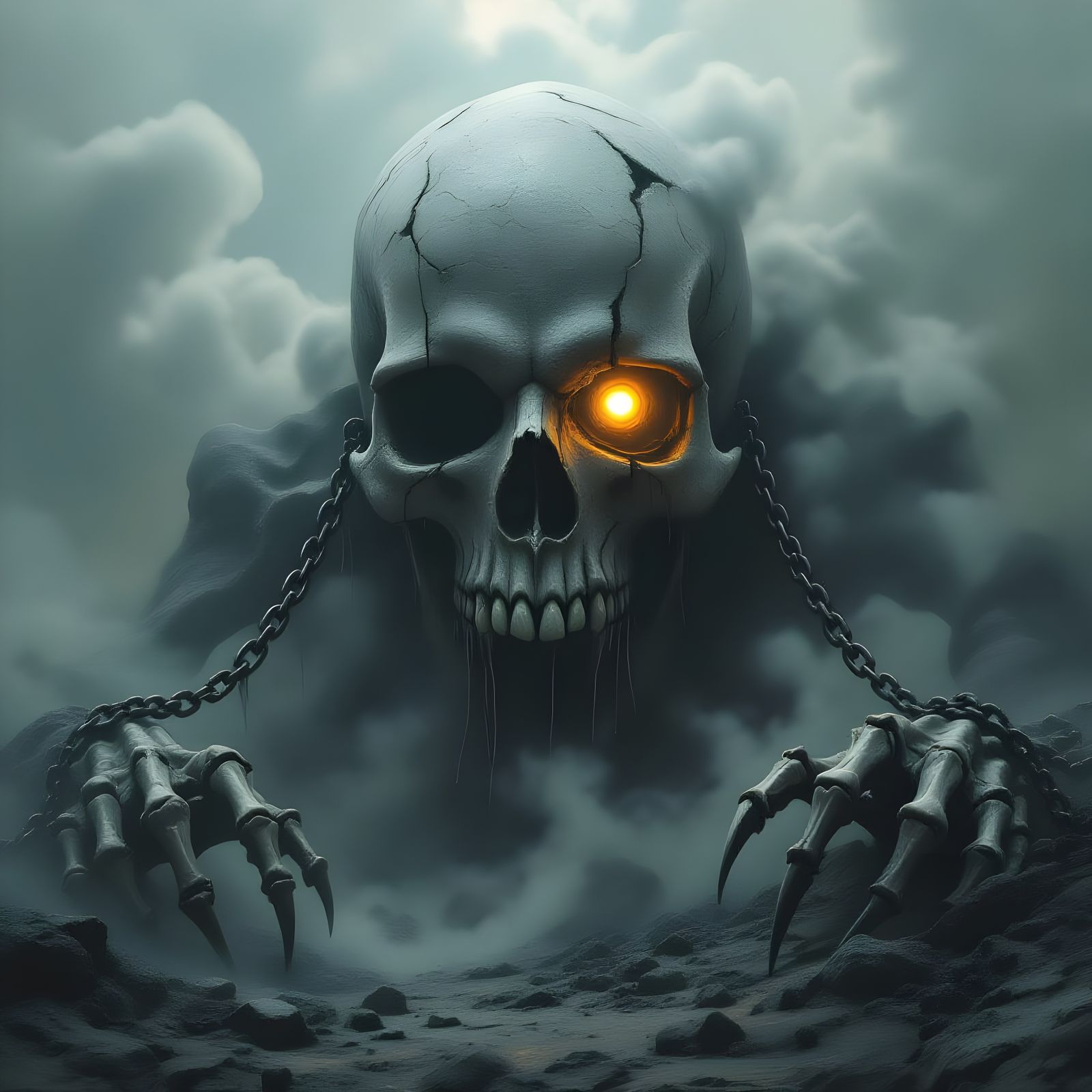 Colossal Skeletal Cryptid: The Bone Harbinger