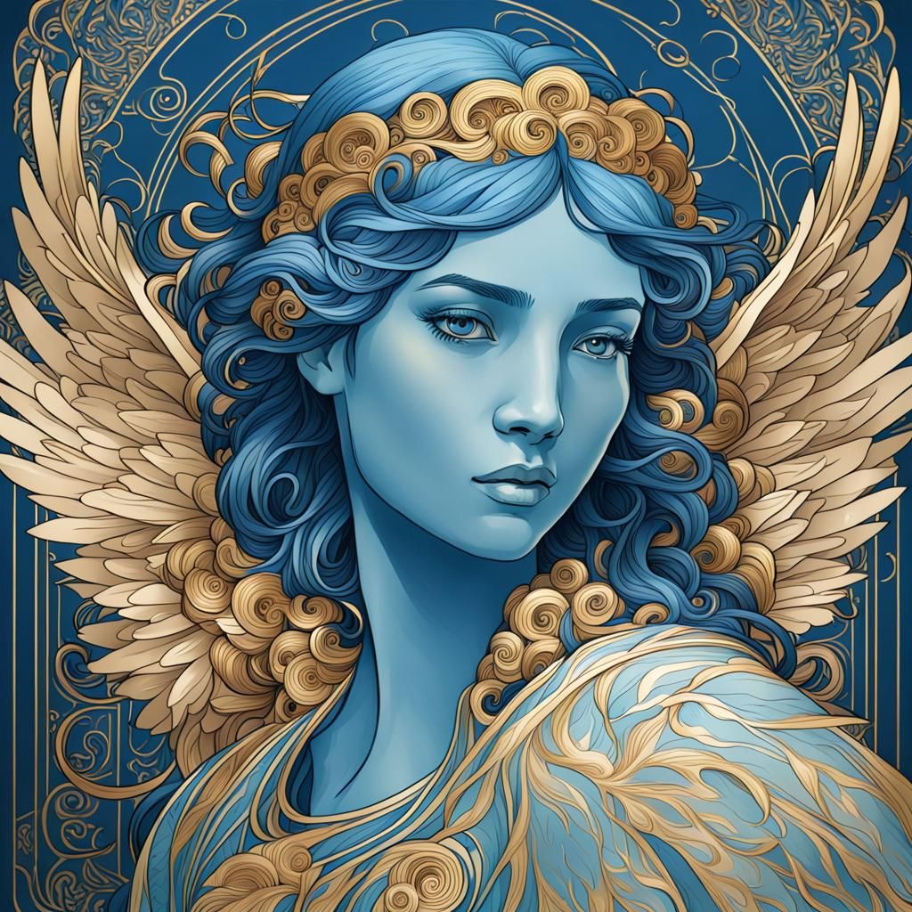 Bea Alonzo in Art Nouveau style