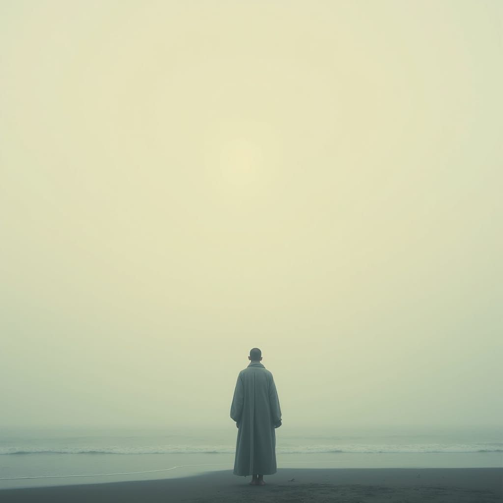 Mystical Dawn in Soft Pastels, Inspired by Zen Masters