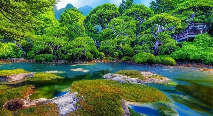 Porcelain Fairy Goddess in Enchanted Forest Realm