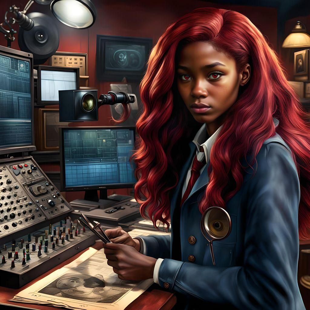 Nancy Drew Investigates Crime Scene in Music Studio