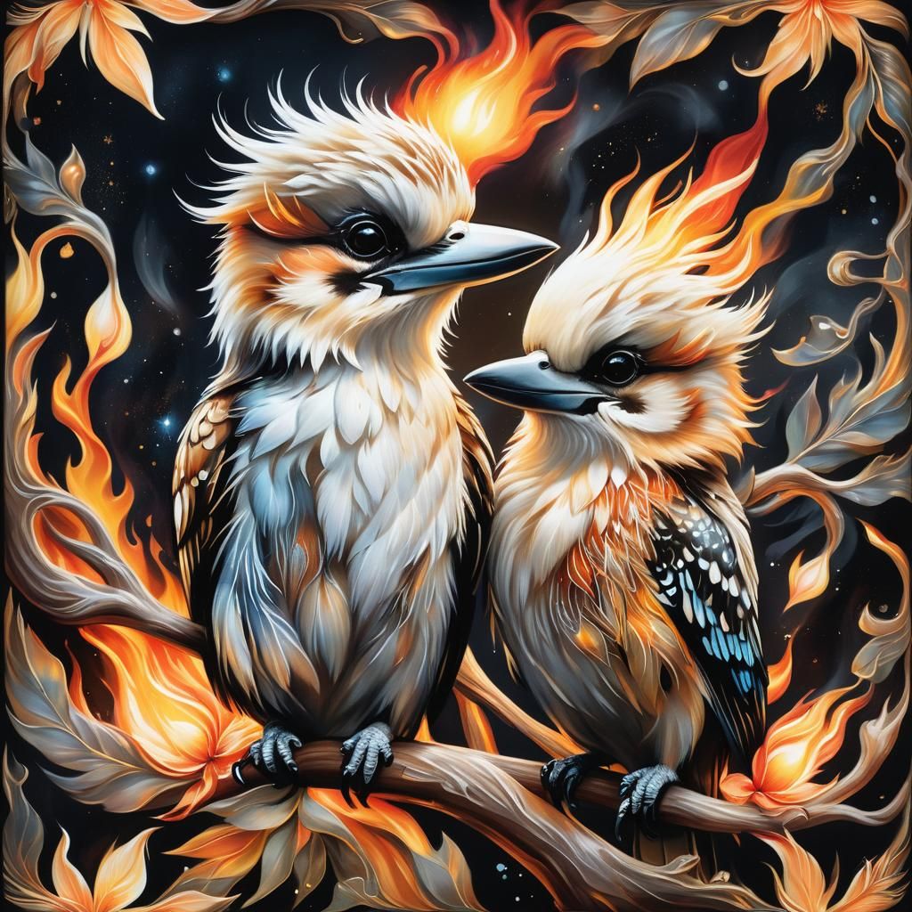 Kookaburra Flames