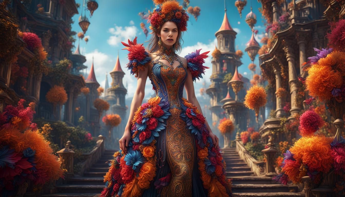 Dress of Decorations: Vivid Fantasy Concept Art