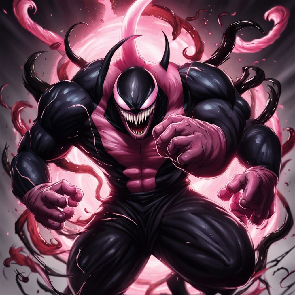 Venomous Fusion: The Chaotic Clash of Majin Buu and Venom
