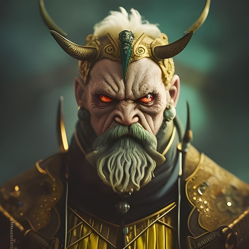 Detailed Portrait of Tentacled Fantasy Creature