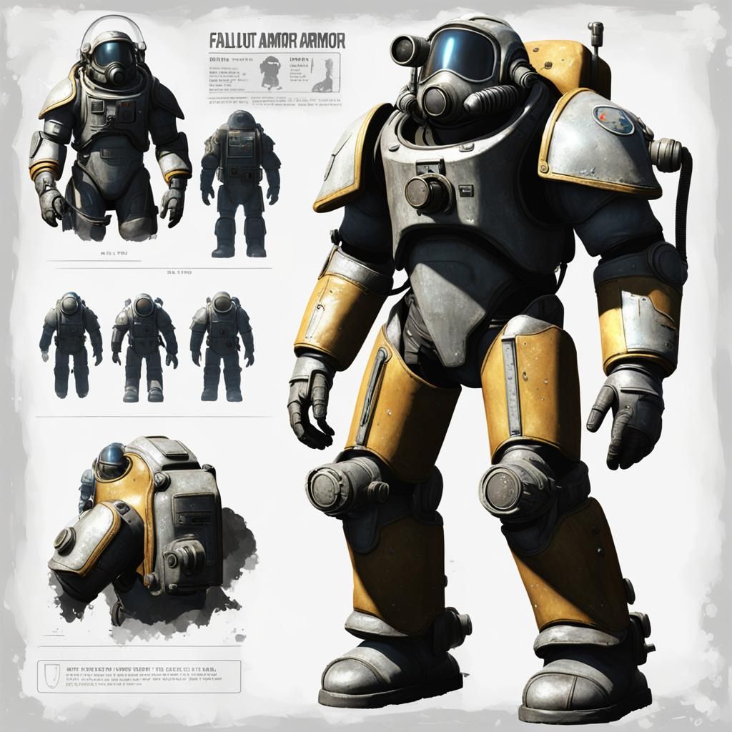 Fallout Power Armor Astronaut in Space