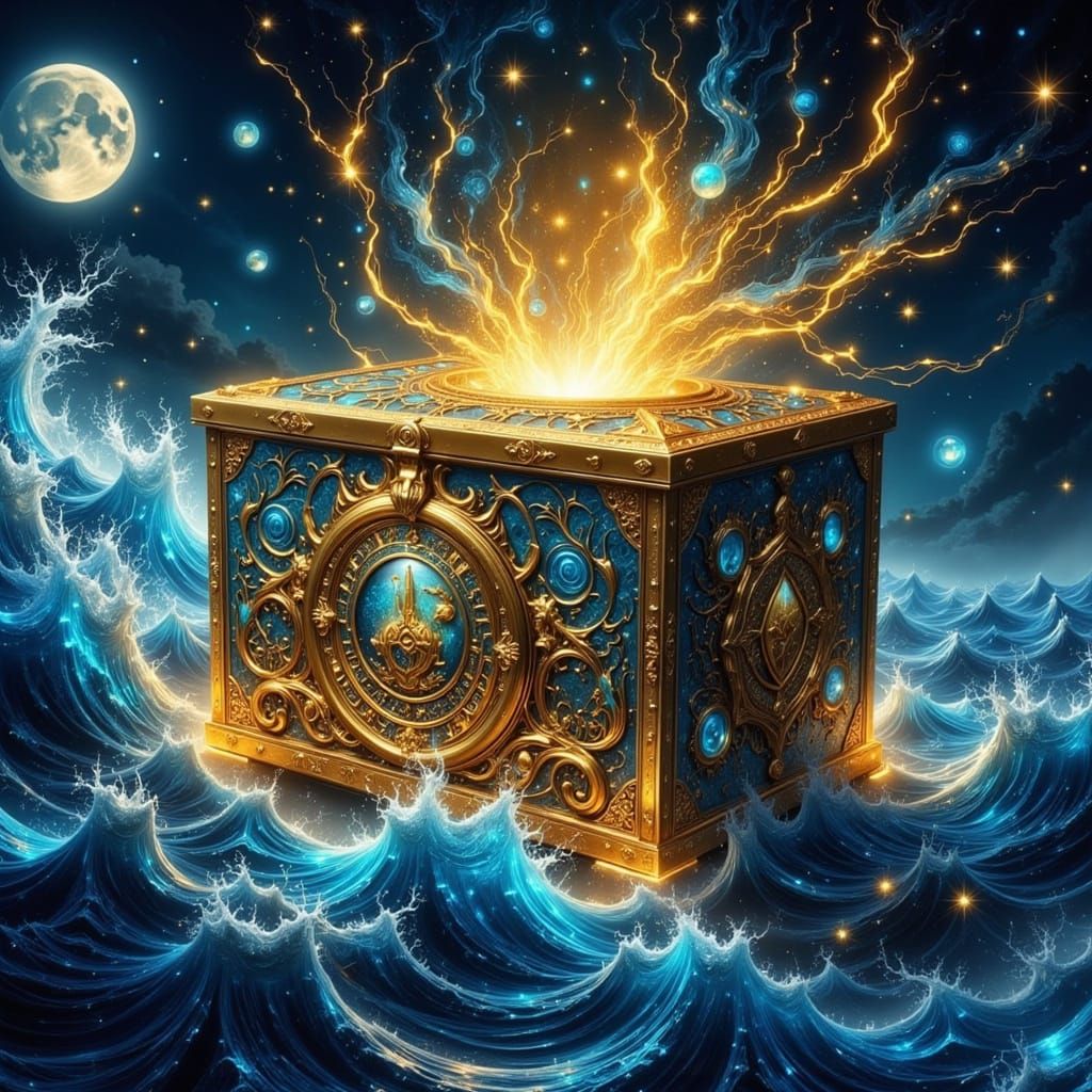 Magic Box Erupts with Light on Bioluminescent Waves