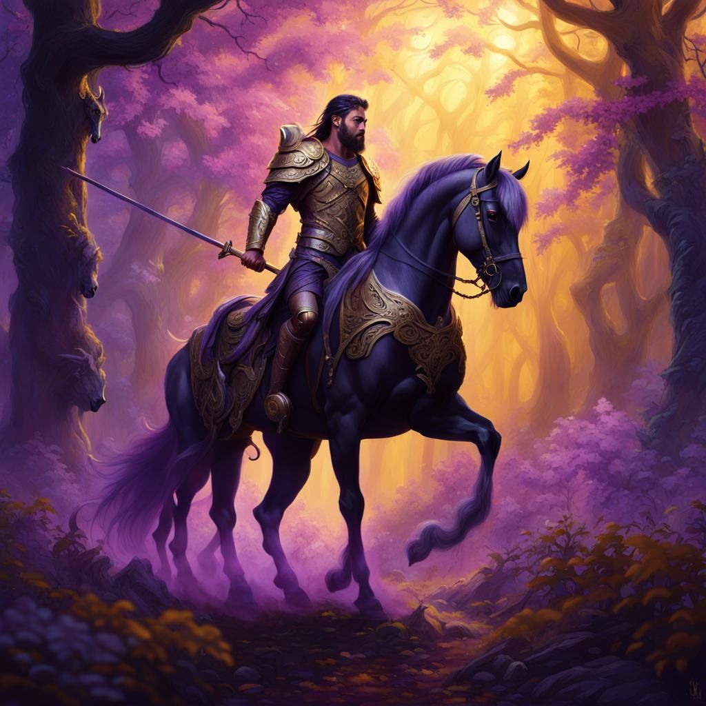 Chiron the Centaur in Dark Fantasy Style