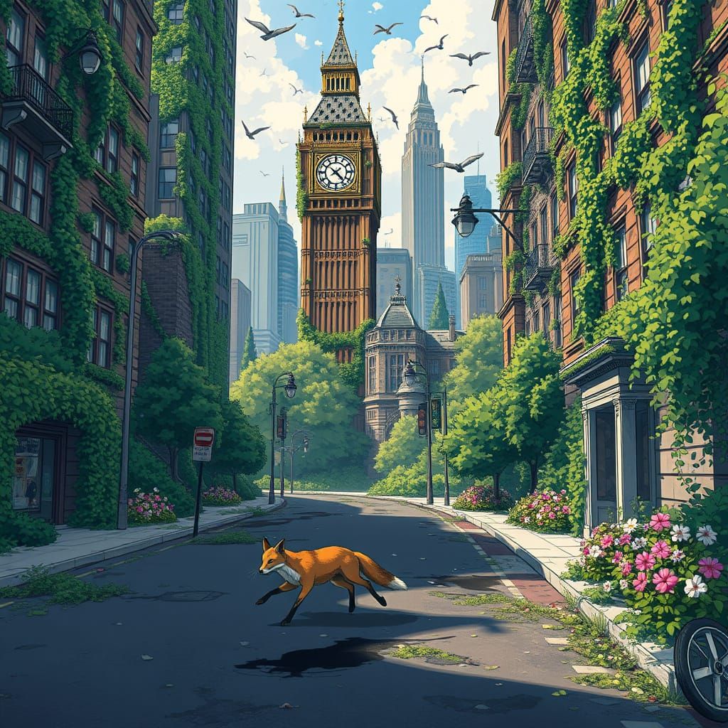 Forgotten London Reborn in Vibrant Colors