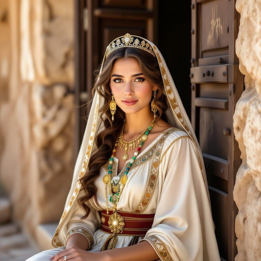 Jewish Princess in Ancient Palestine Portrait