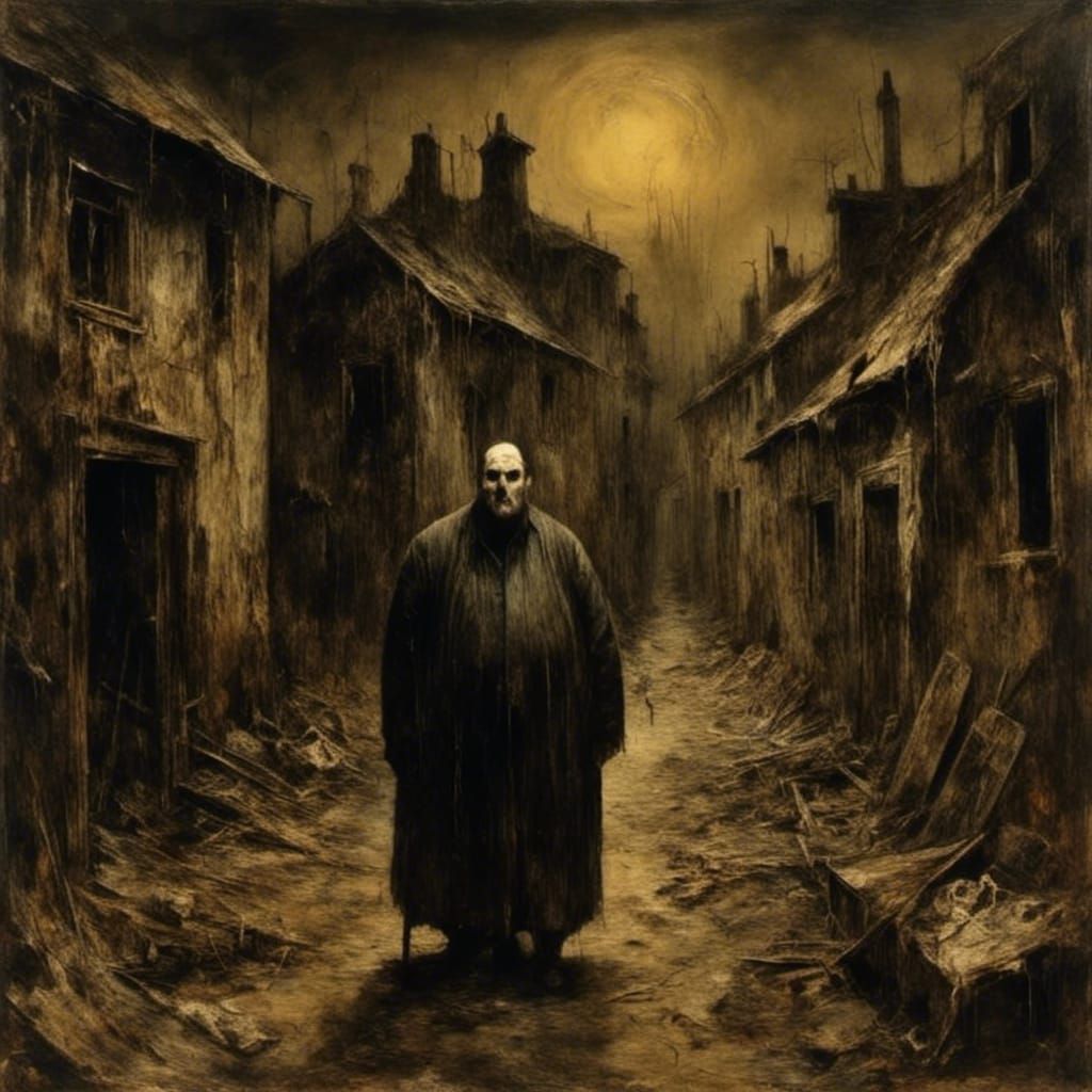 Surreal Maniac Emerges in Provincial Town, Dali Style