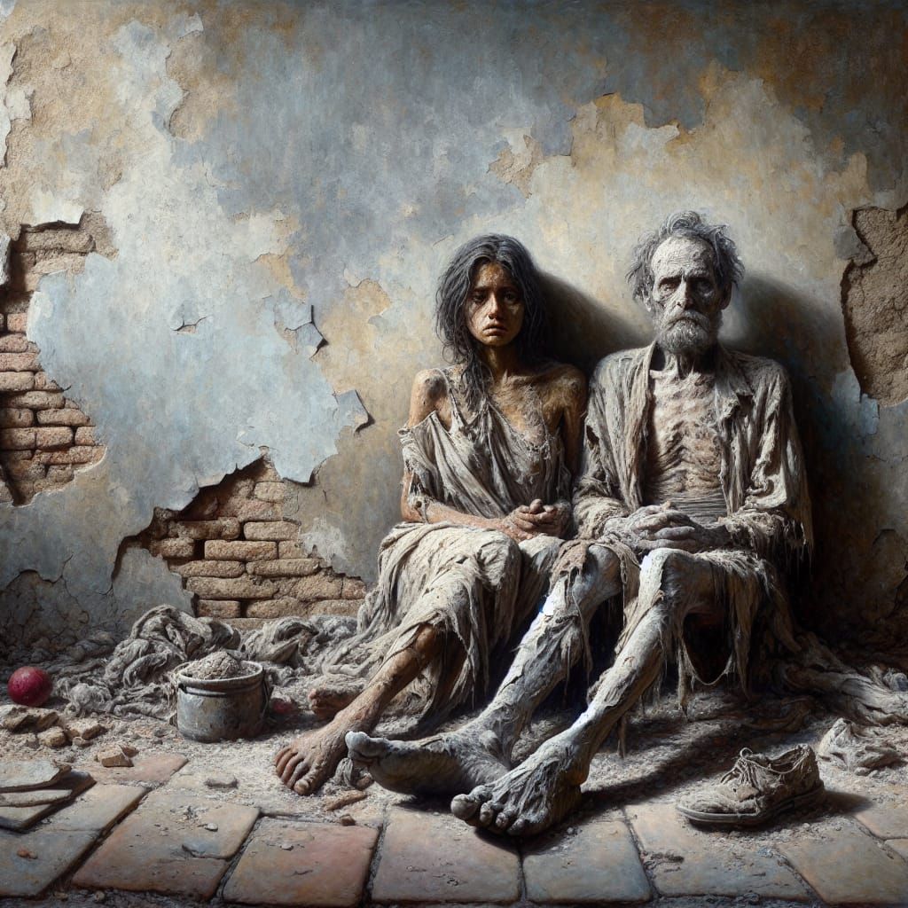 Passage of time and despair.