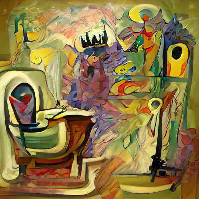 Opulent Throne Room in Digital Art Style