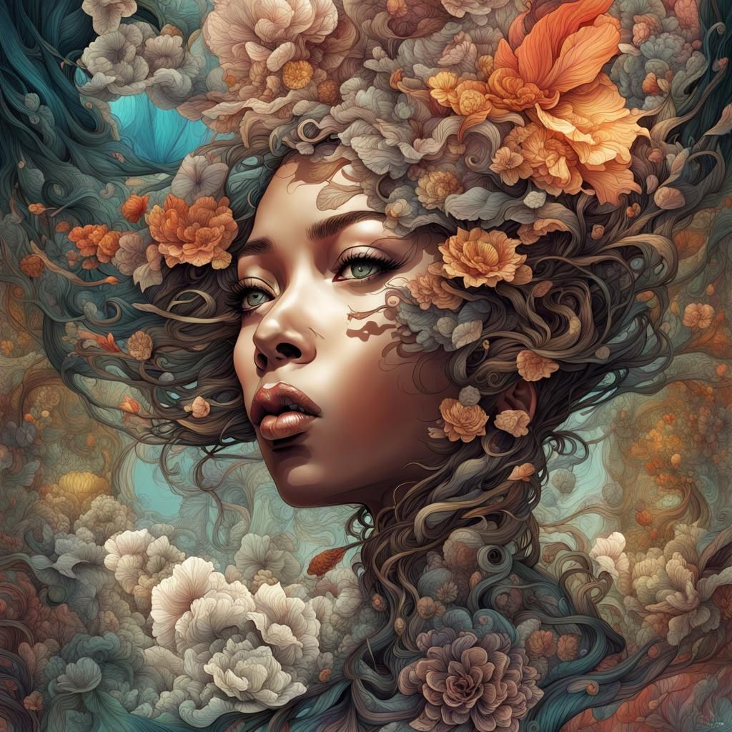 Surreal Looking Glass Digital Art