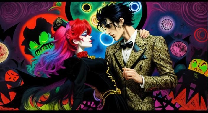 Vampires Tango in German Expressionist Style