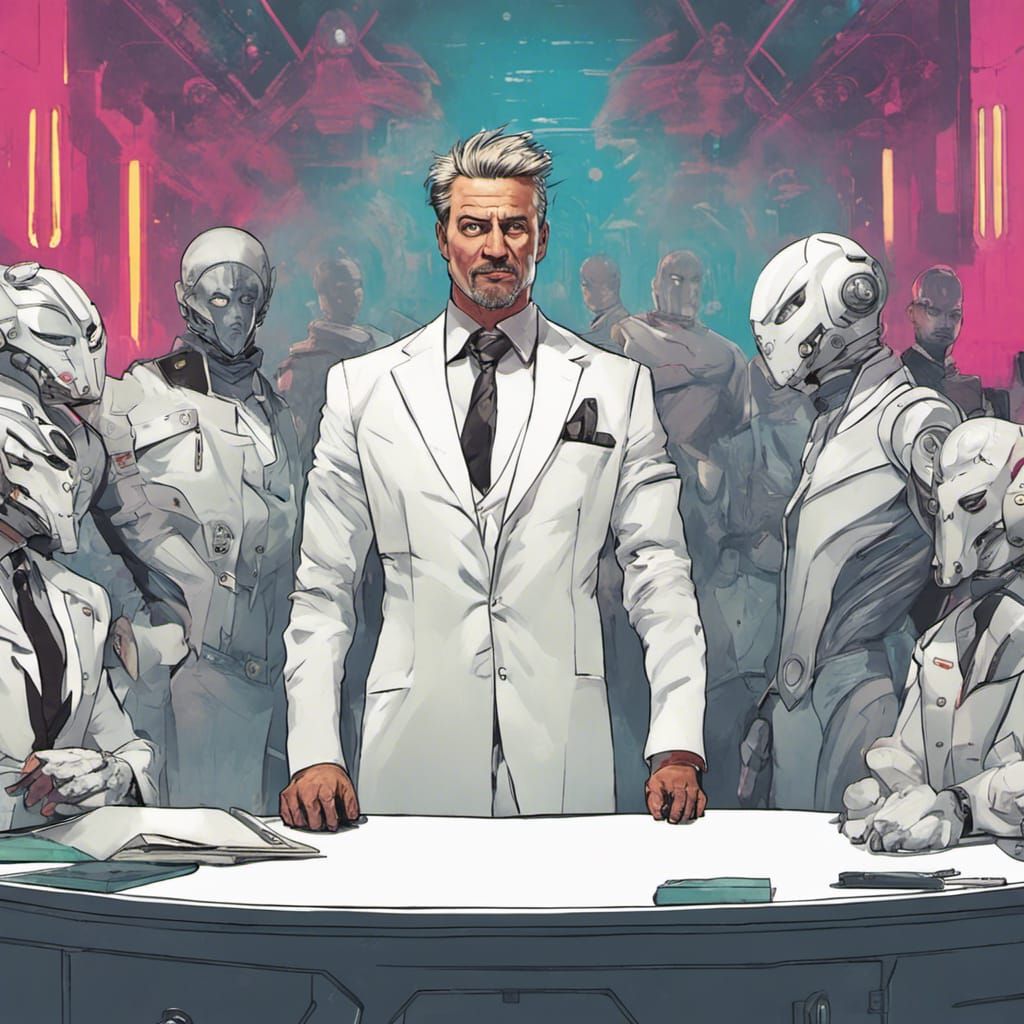 Futurepunk Corporation Owner at Board Meeting