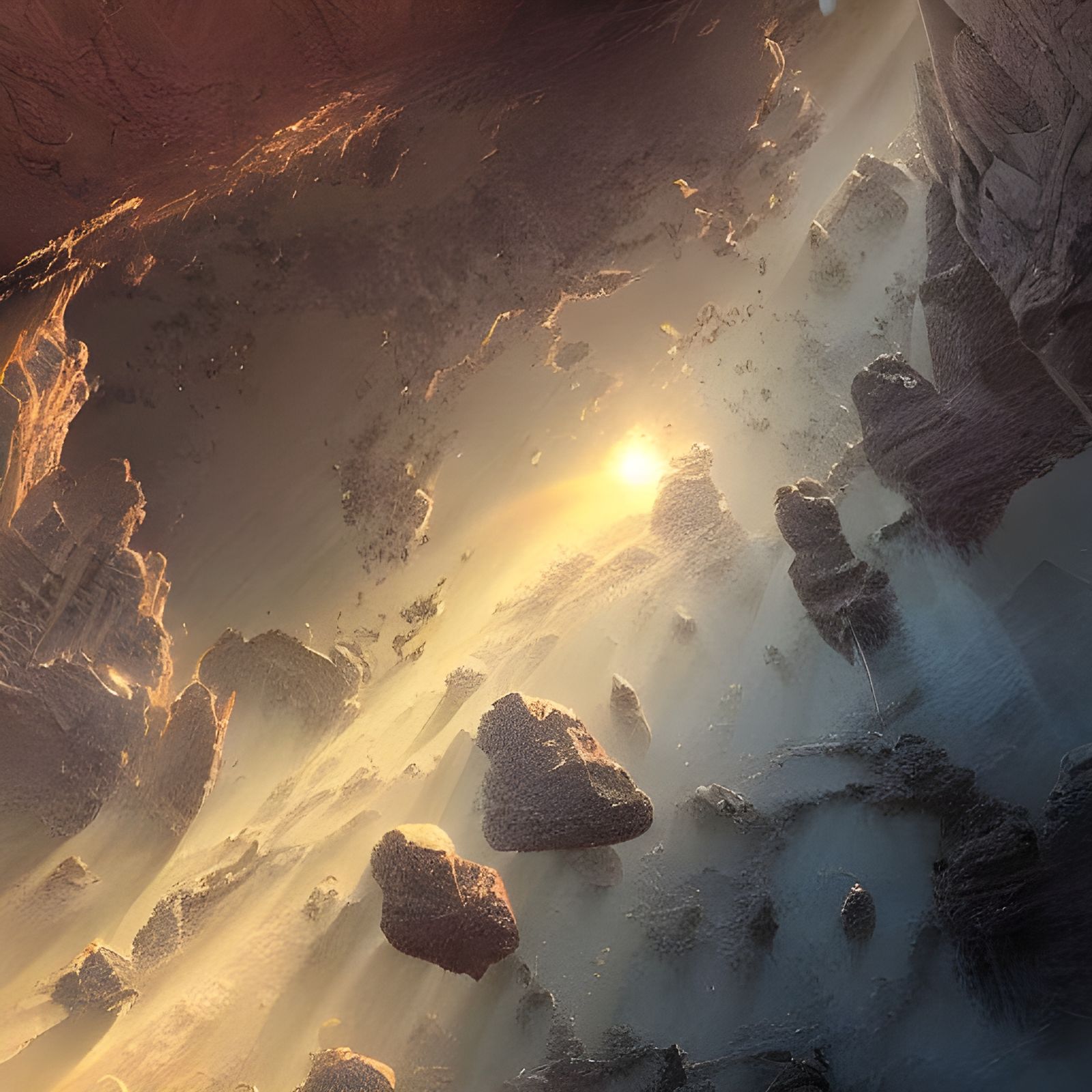 Vibrant AI Generated Cosmos Illustration