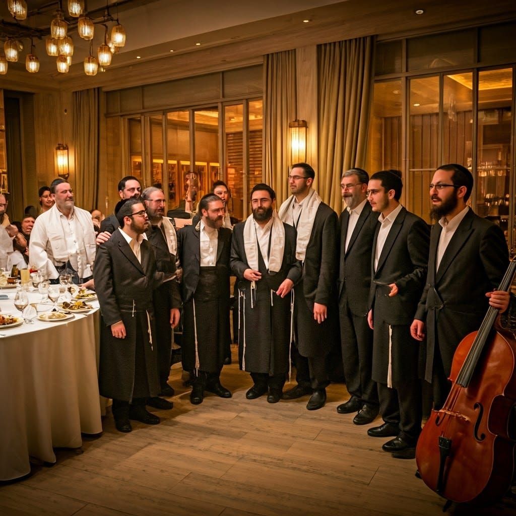 Haredi Teachers Bond in Luxury