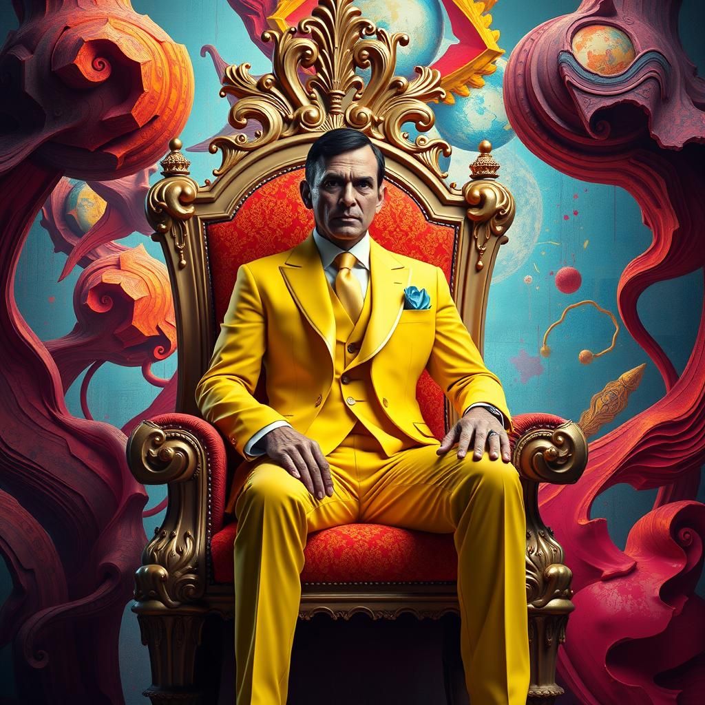 Man in Yellow Suit, Francis Bacon Style