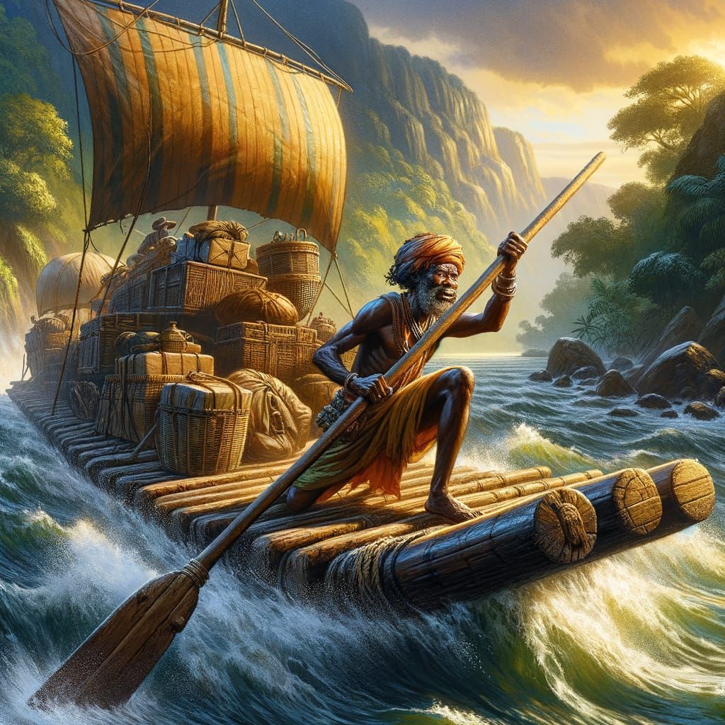 Classical Era Raft Journey Through Tropical Africa