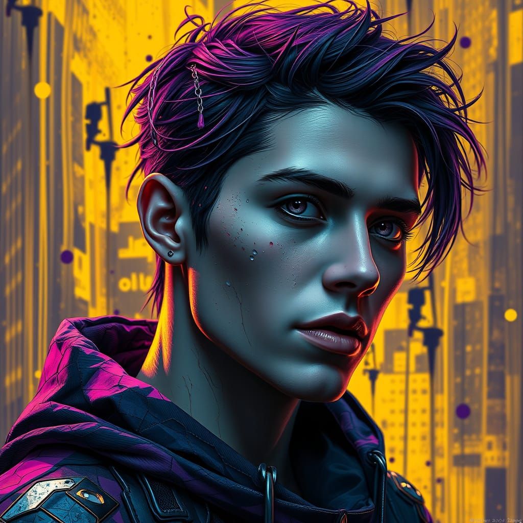 Epic Dark Fantasy Portrait in Dynamic Lighting