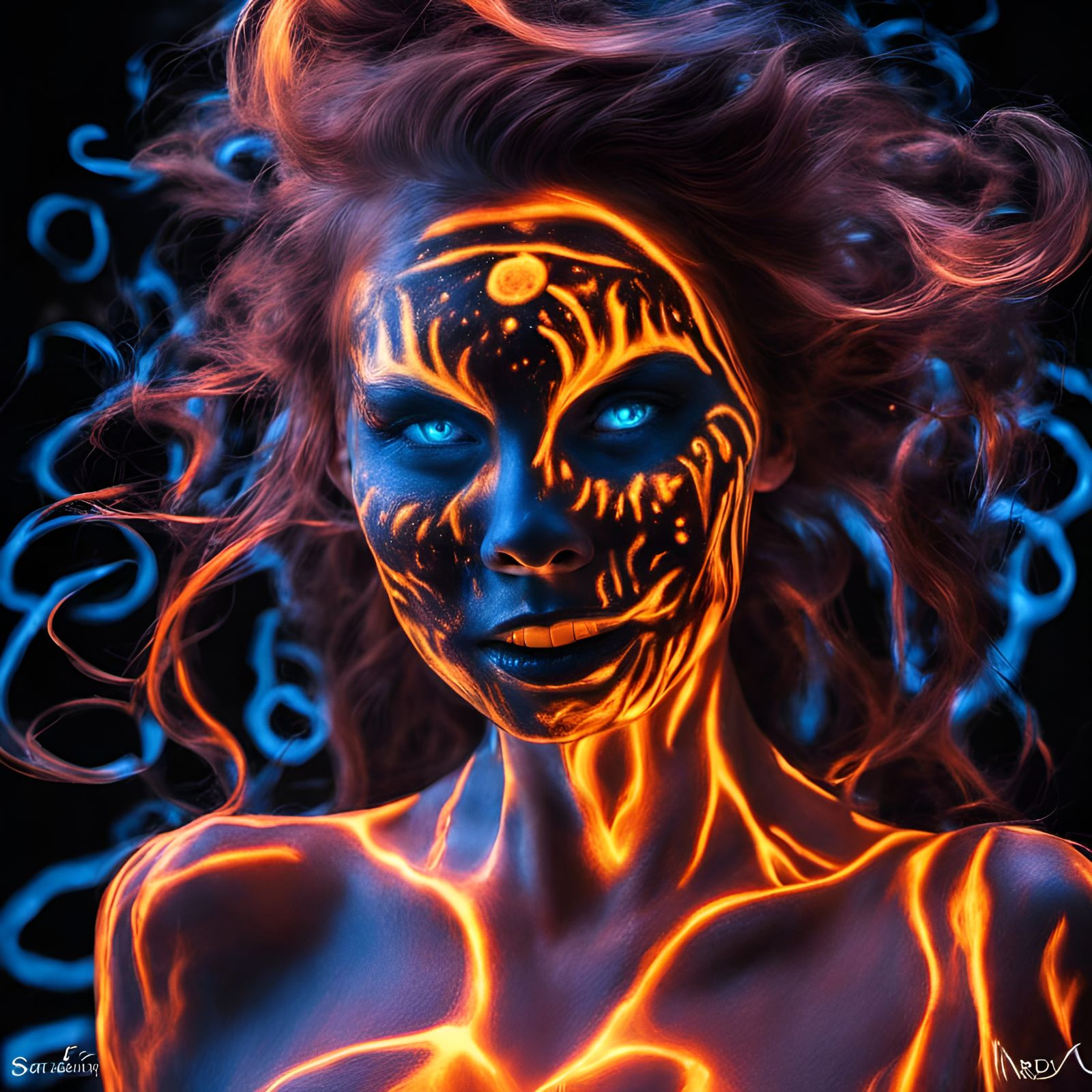 Calm and Cool Fire Spirit