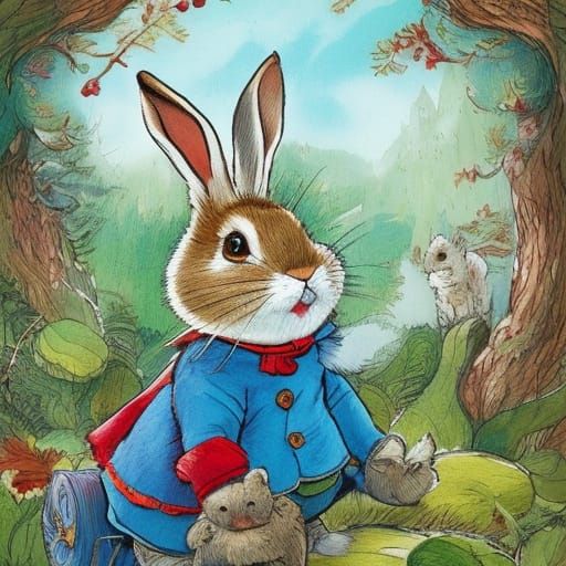 Storybook illustration.