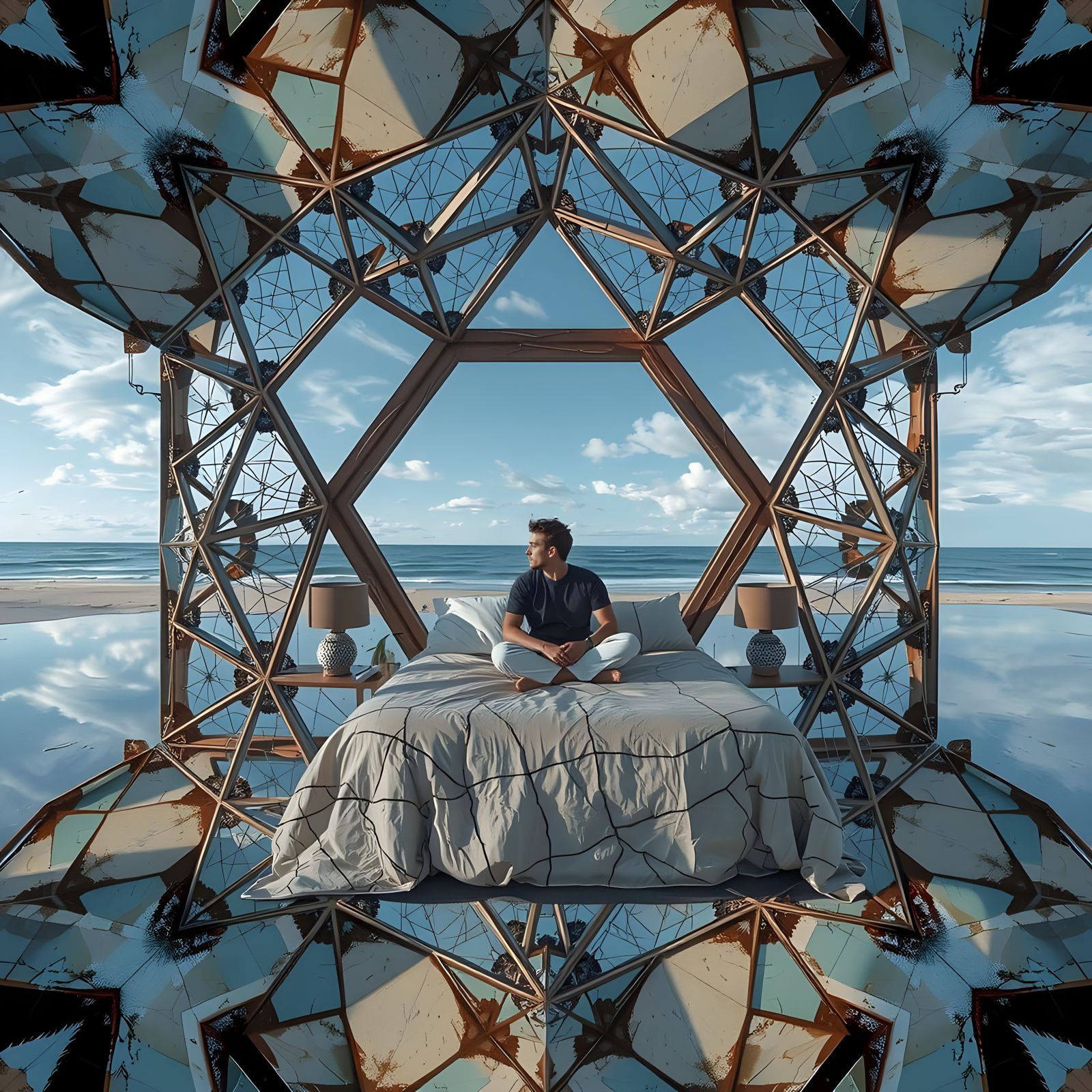 Kaleidoscope-Inspired Beach House