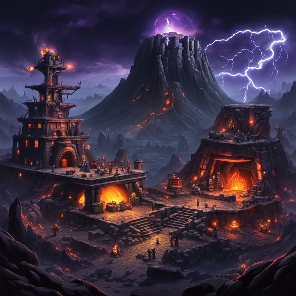 Evil-Lyn and Sinestra's Snake Mountain Laboratory