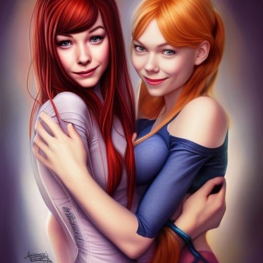Mary Jane Watson and Gwen Stacy