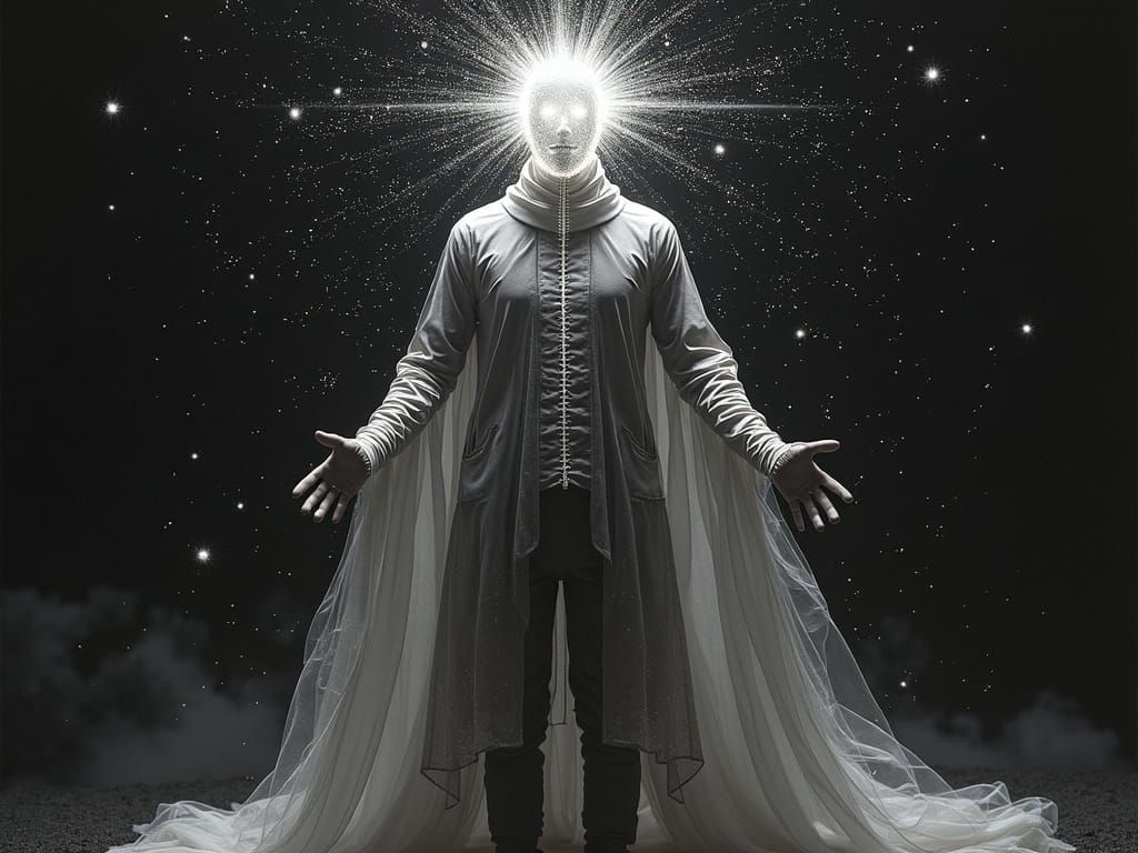 Empty & Scared Chromoshadowed Einstein Couture