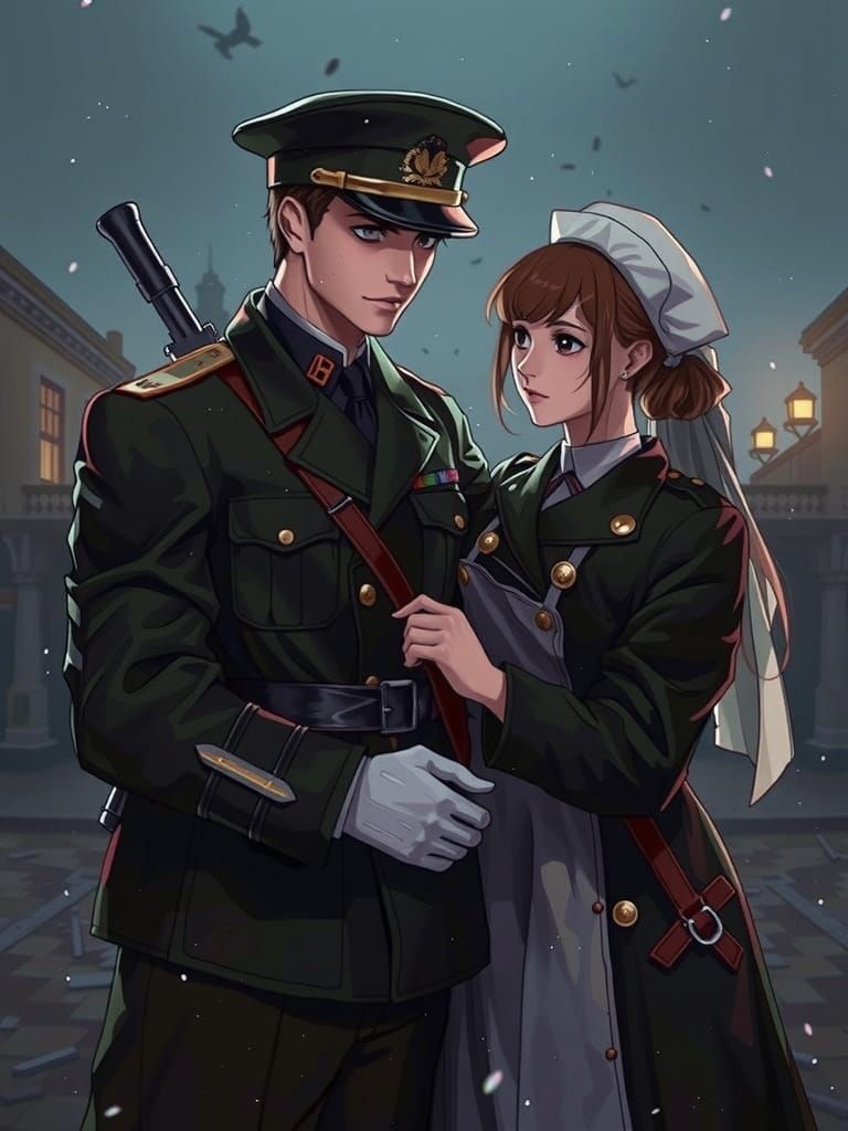 A Bittersweet Moment of Love Amidst War