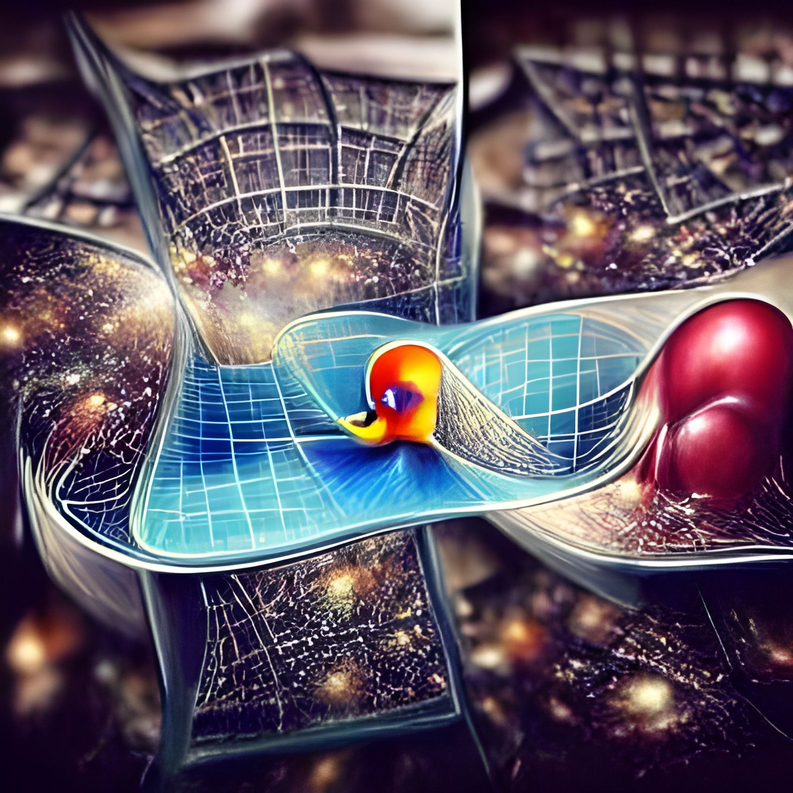 Relativity Meets Quantum Physics: A Visual Concept