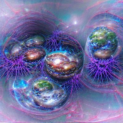 Surreal Multidimensional Gateway with Cosmic Energy