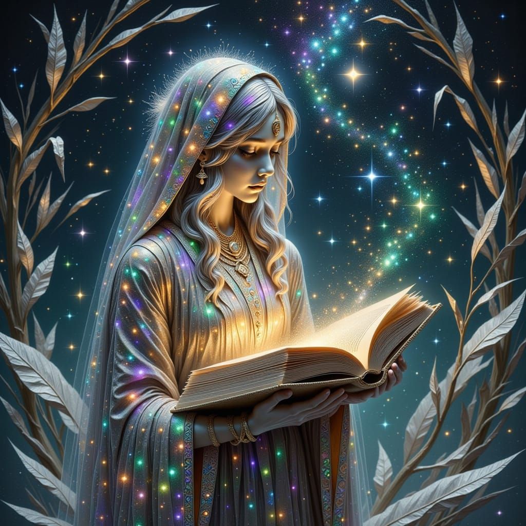 Ethereal Alien Reading the Book of Fates