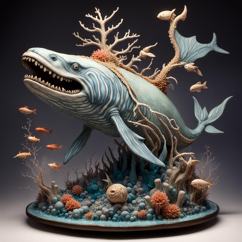 Bake-Kujira in DiTerlizzi Style