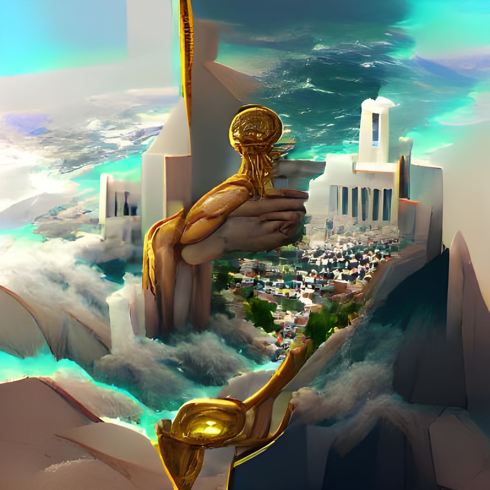 Stylized Cityscape: Out of Reach