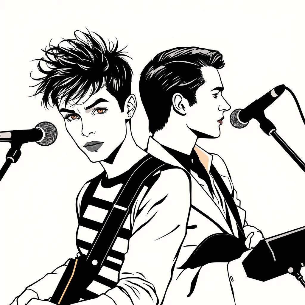 Sparks-Inspired Modernist Music Performance