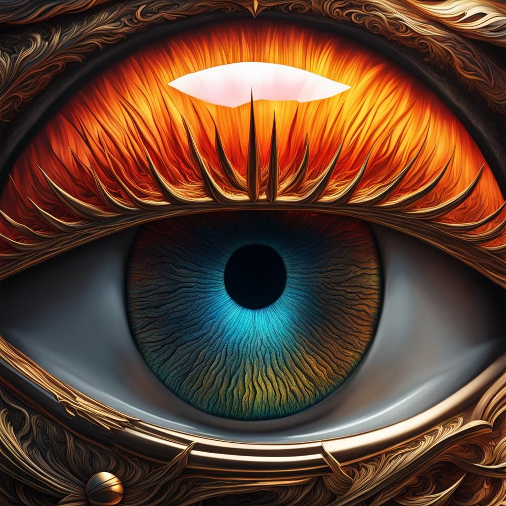 The Eye of Sauron: Hyper Detailed Digital Art