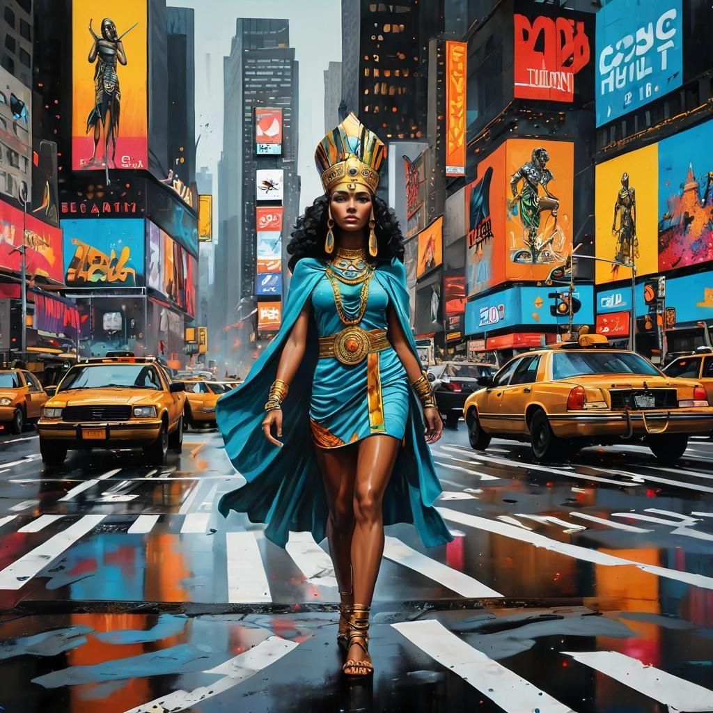 Cleopatra in Times Square: Graffiti Art